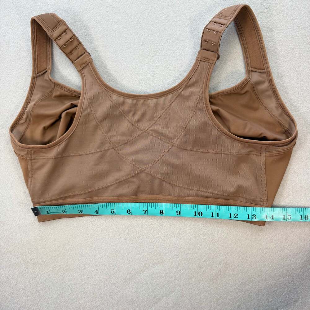 Delimira 38F Brown Front Closure Posture Wireless Full Coverage Everyday Bra - Picture 4 of 8